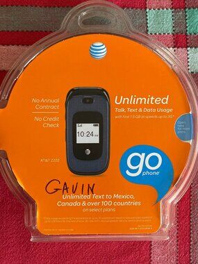 AT&T GO Phone Cellular Flip Mobile Z222 NEW & SEALED